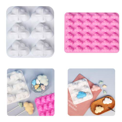 DIY烘焙模具多连云朵糖果慕斯
