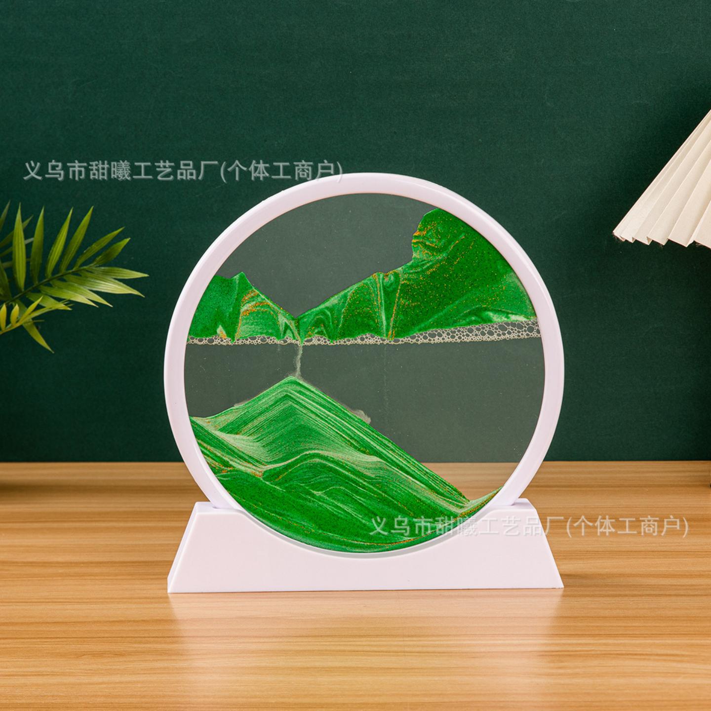 流沙画摆件沙漏客厅电视柜酒柜