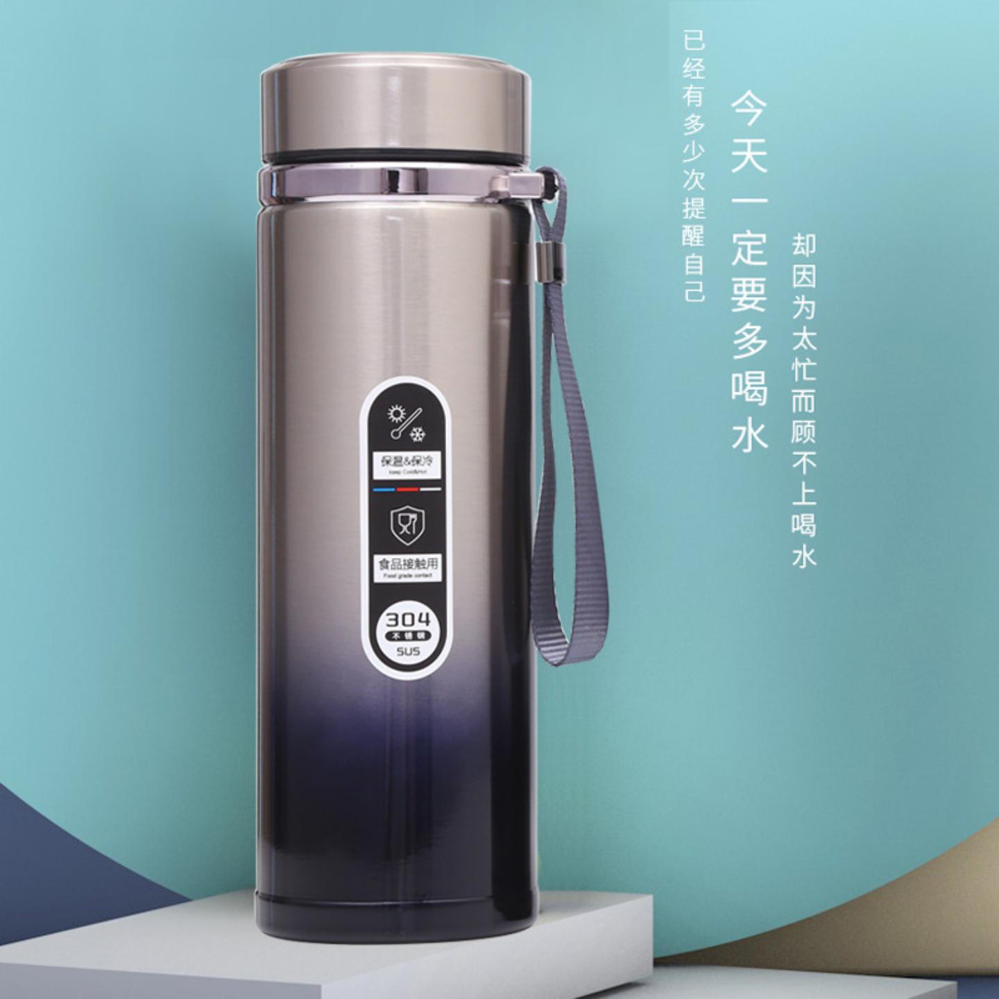 大容量不锈钢保温杯商务办公真空