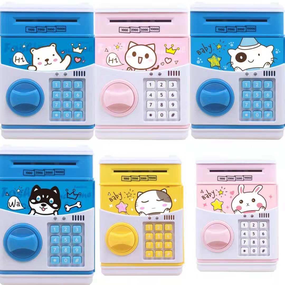 卡通存钱塑储料摆件小猪钱 密音821储乐蓄新奇创意码玩具