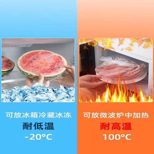 冰茶膜花食品鲜 水果蔬见详情菜肉类冻冰鲜保鲜膜点断式保鲜盒装