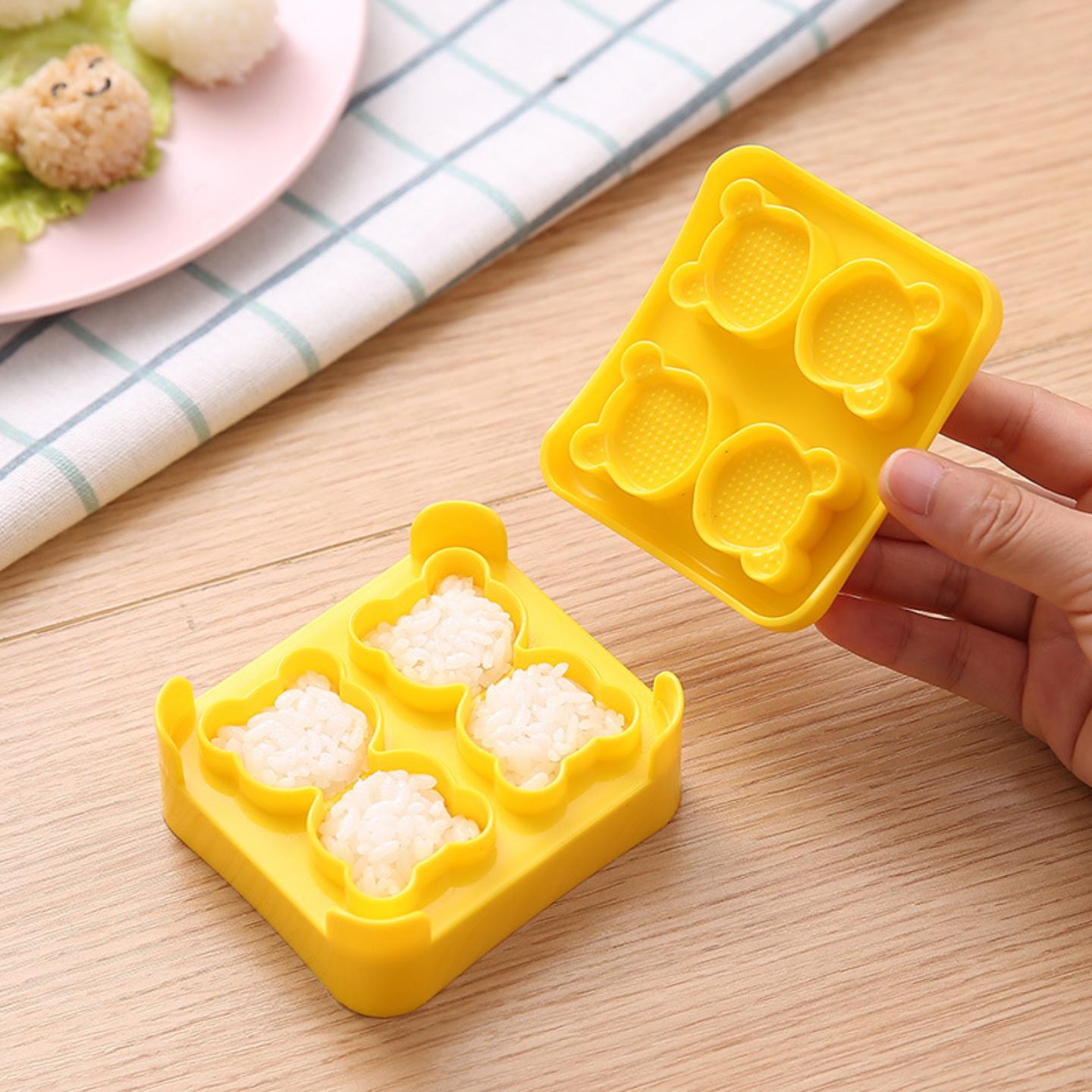 mini小熊饭团模具DIY可爱厨房
