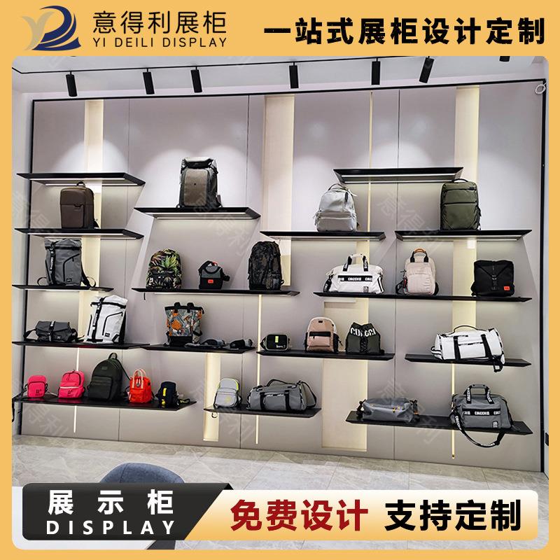 具具公展司厅鞋子展示柜包包皮/店展示柜包包陈列柜皮木质烤漆展