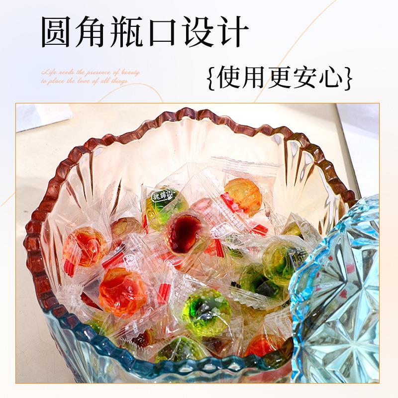 玻璃糖罐纳罐饰收品收纳罐水消净磁化002-1碗御守晶盐净化玻璃碗