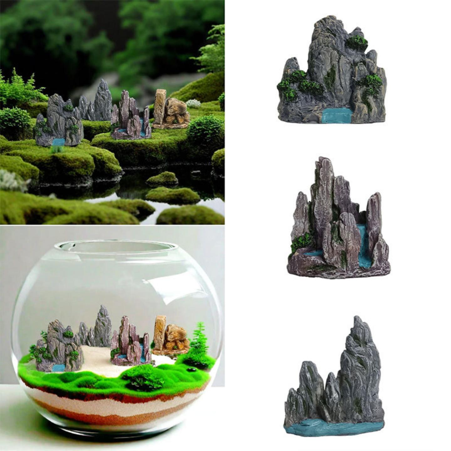 招财假山流水摆件客厅玄关循环