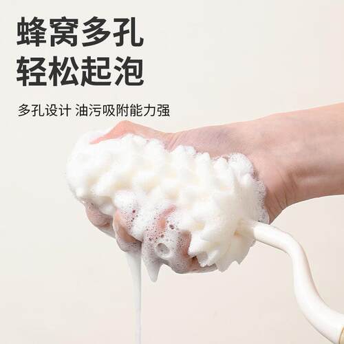 新款海绵瓶刷宝宝吸/刷360管度奶旋转洗子清洁工具清洗奶杯瓶刷