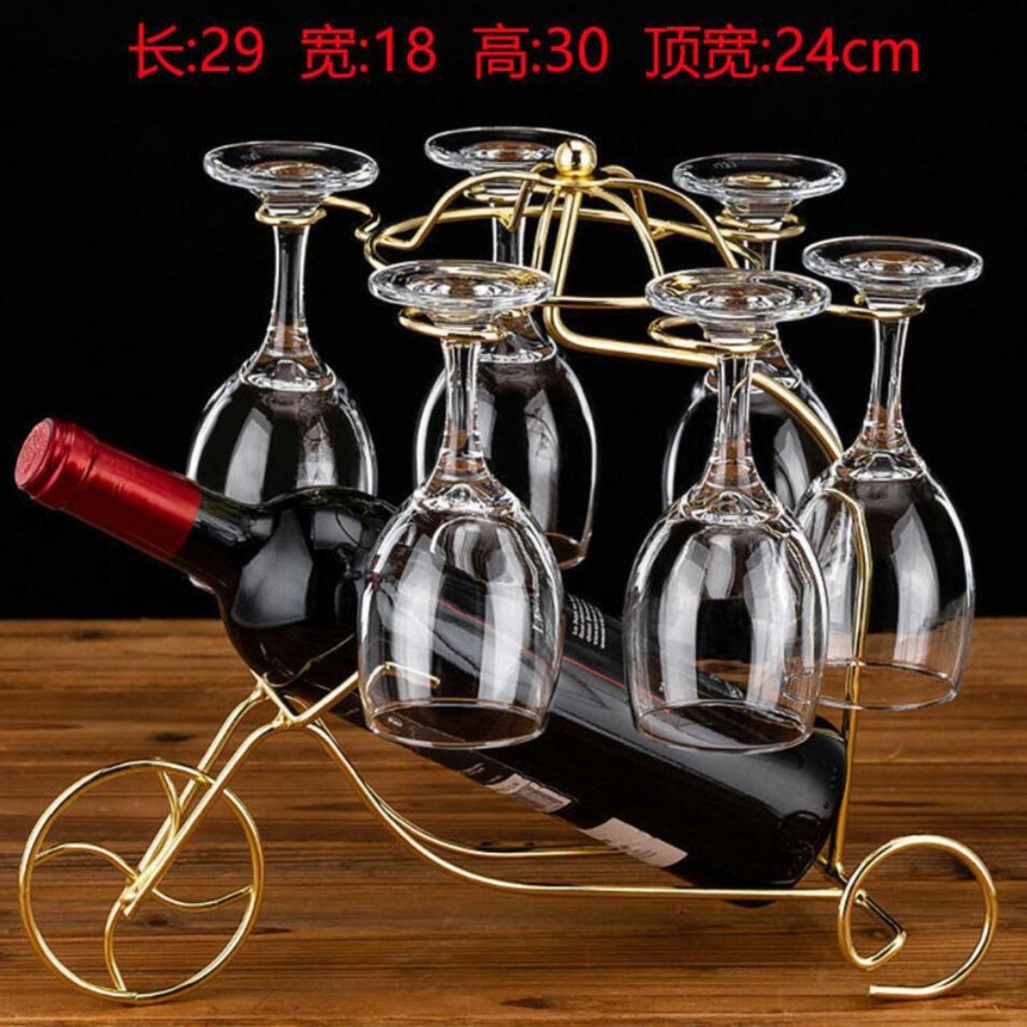 工厂一件红酒架摆件红酒杯架套装