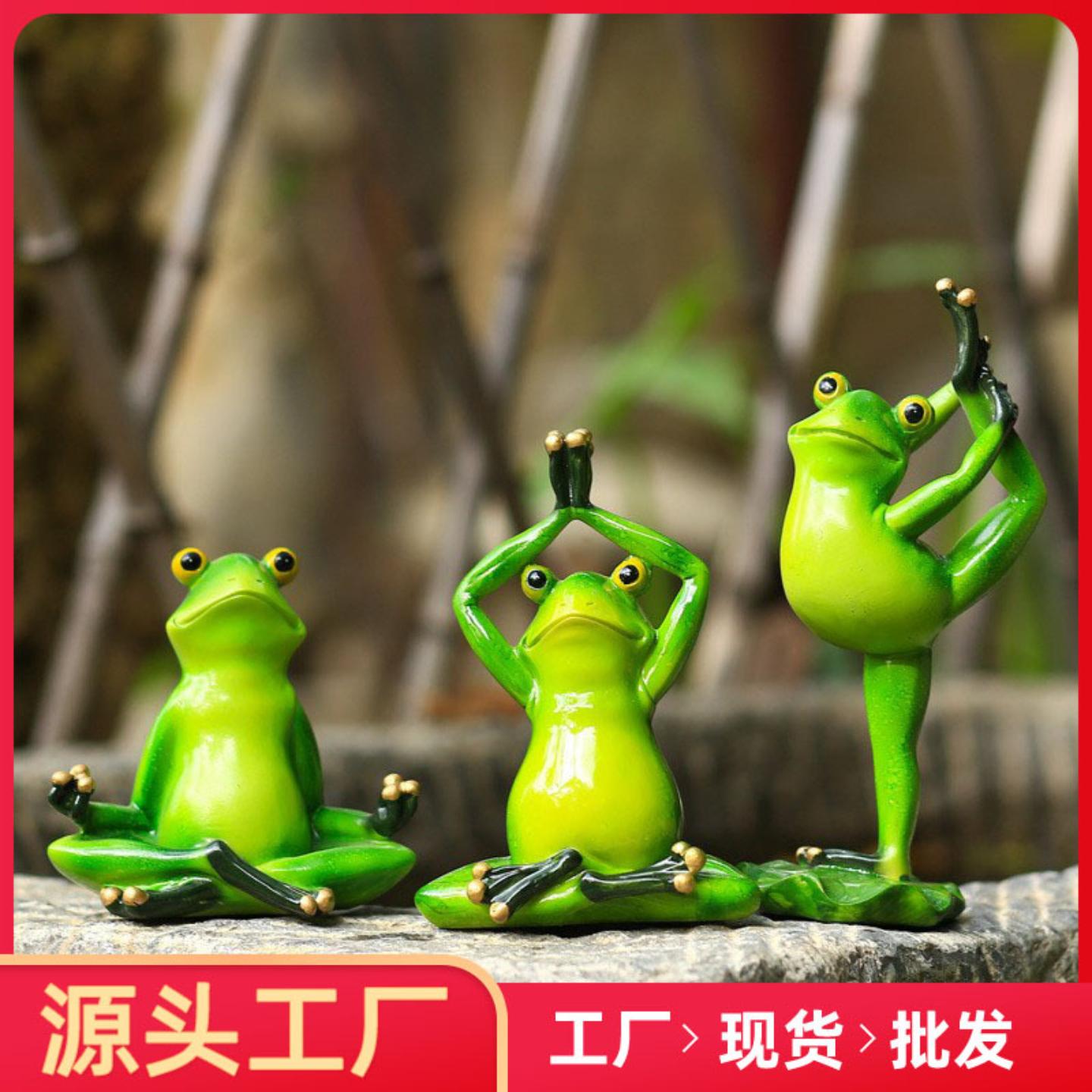庭院花园装饰布置仿真动物瑜伽