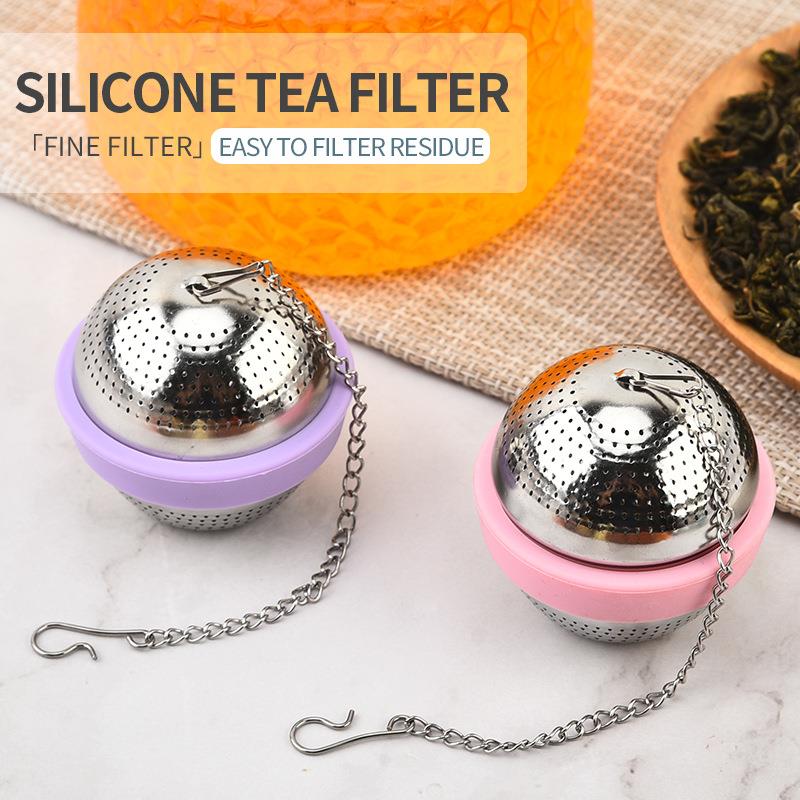 304不锈钢茶漏创意茶圆球ZFS茶厨房调味球器家用茶叶过滤器具滤配