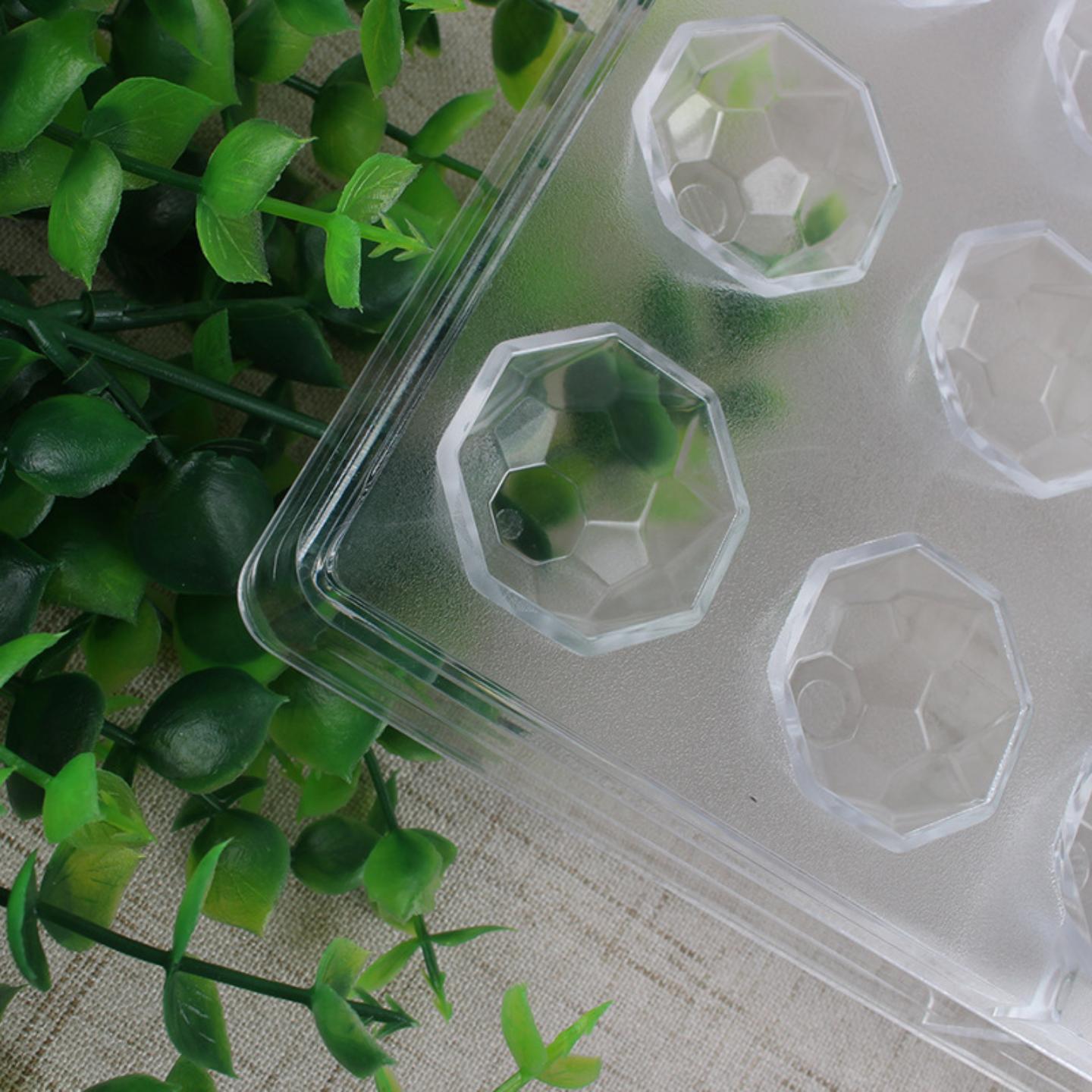 21连DIY足球模具立体透明巧克力
