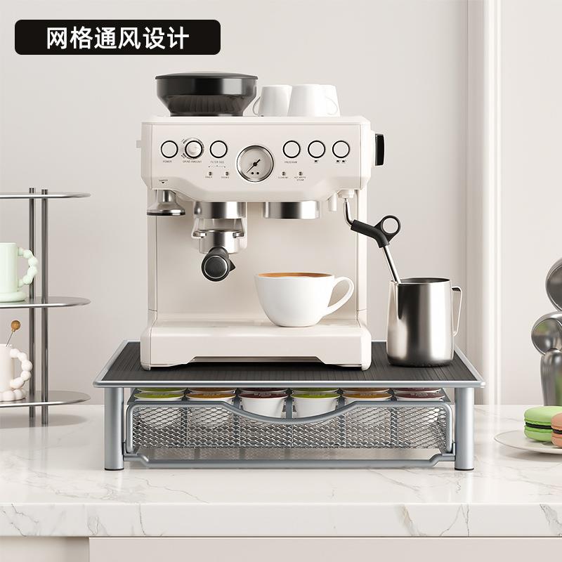 家用台面创抽屉式咖啡胶胶囊盒AD012-36 金滑属防多趣酷思咖啡囊