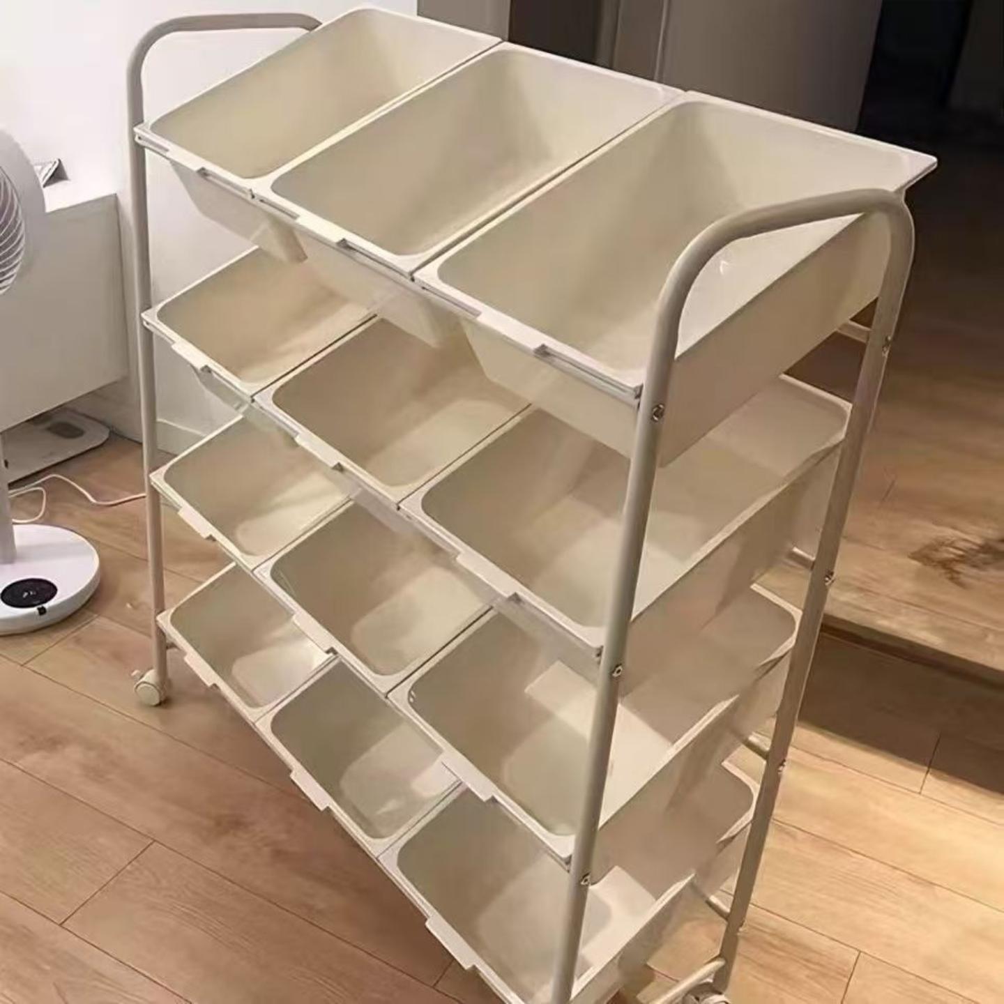 玩具收纳架整理架抽屉式靠墙边