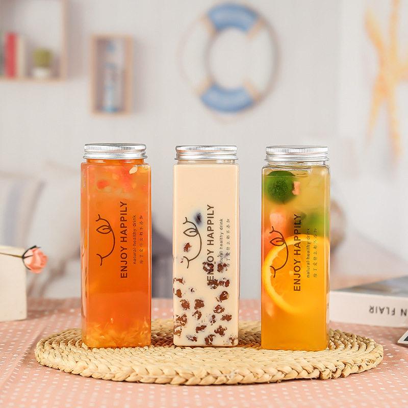 四方塑奶素杯匠泰fx-ylp-1茶茶一次性塑料杯料网红长方形冷泡茶