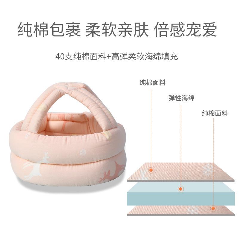 宝宝防摔头部保护垫婴碰儿学走路儿学步护帽头防磕AL626510撞后摔