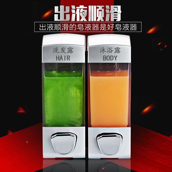 洗发水沐浴露皂液器壁手液洗筒给/皂机子酒店压挂式洁精按乳液