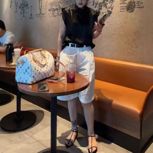 搭配五分裤 2025夏季 洋气轻奢简约衬衫 新款 洋气显瘦女 高级感是修身