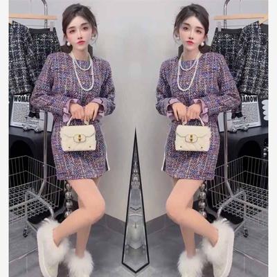 2025年秋冬时尚香风套装裙