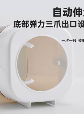 取杯器一次性纸杯塑料家用杯子挂架自动挂架壁式免打孔置物架子