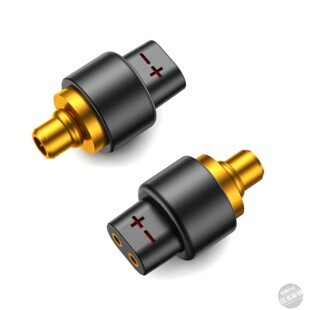 OKCSC QDC母0.78 2PIN 转IE300公转接头适用MMCX有线耳机插针转换