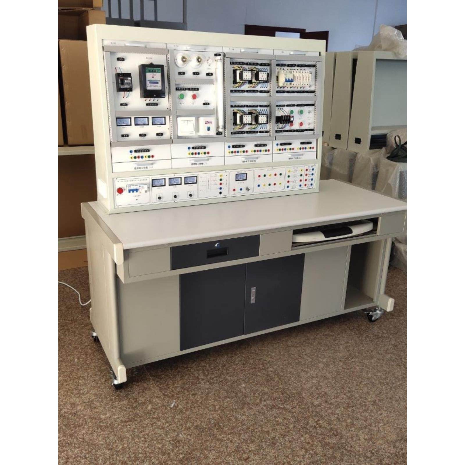 PLC 中级维修电工实训考核装置 可编程实验台 工业自动化 教仪