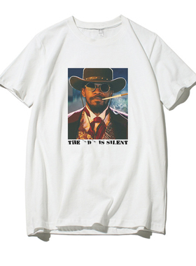 被解救的姜戈印花短袖 电影周边纯棉DJANGO UNCHAINED T-Shirts