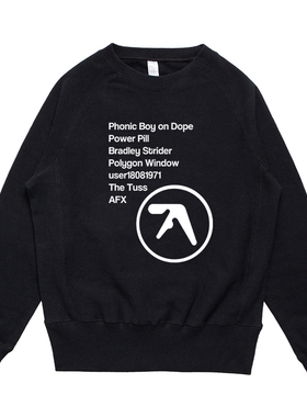 Aphex Twin 圆领卫衣 理查德·詹姆斯/AFX Techno