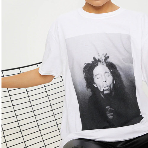 BobMarley鲍勃.马利印花T恤