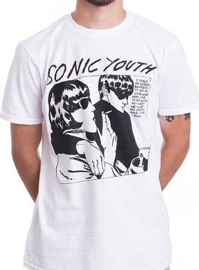 Sonic Youth Goo Merch Tee shirt 音速青年 印花T恤短袖