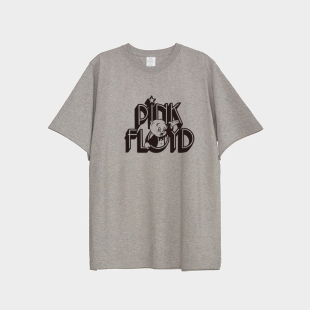 FLOYD t恤宽松纯棉圆领男女款 平克弗洛伊德 印花T恤夏季 短袖 PINK