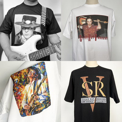 srv短袖美式男女宽松t恤摇滚blue