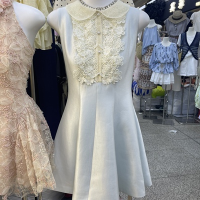 NZFS2025夏季新款蕾丝连衣裙