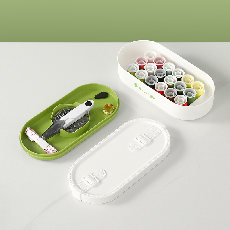 针线盒套装家用针线包宿舍多功能针线收纳盒高档线盒缝纫便携工具