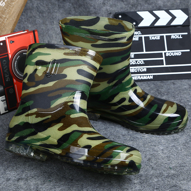 Chaussures - bottes caoutchouc homme pour hiver - semelle tendon - Ref 961254 Image 5
