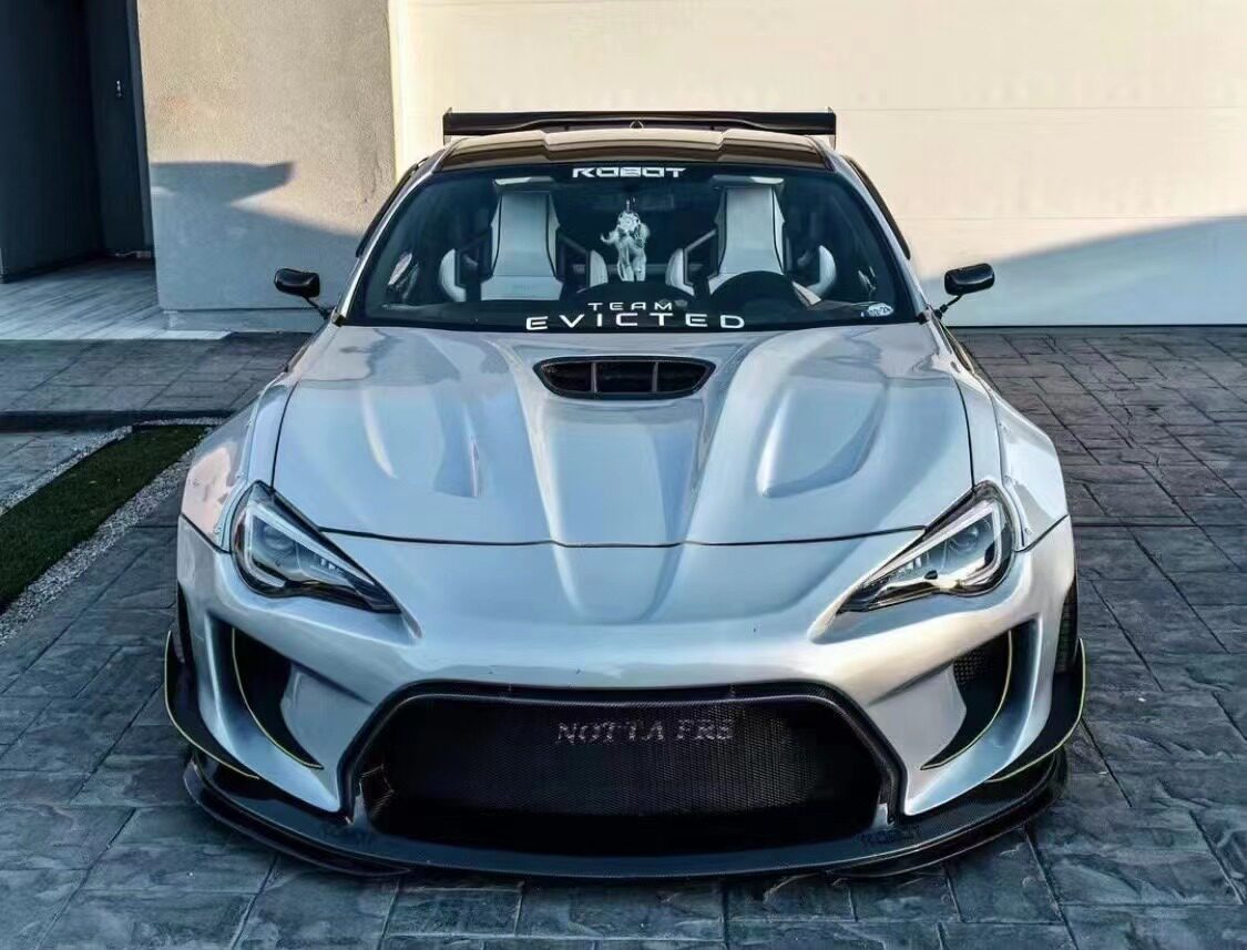 适用于丰田86 斯巴鲁brz改装robot宽体大包围 86 brz前后杠尾翼