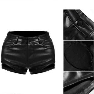 拉高腿线】显瘦网红辣妹性感短裤紧身黑色欧美修身弹力中低腰甜辣