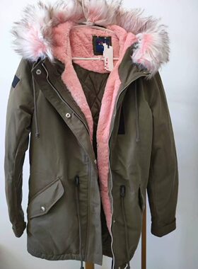 美家正品女棉服冬季保暖棉衣