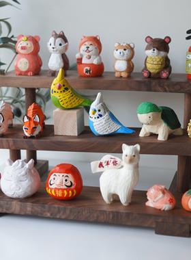 Joe的小作坊/桌面装饰摆件大合集木雕摆件纯手工雕刻车载摆件礼物