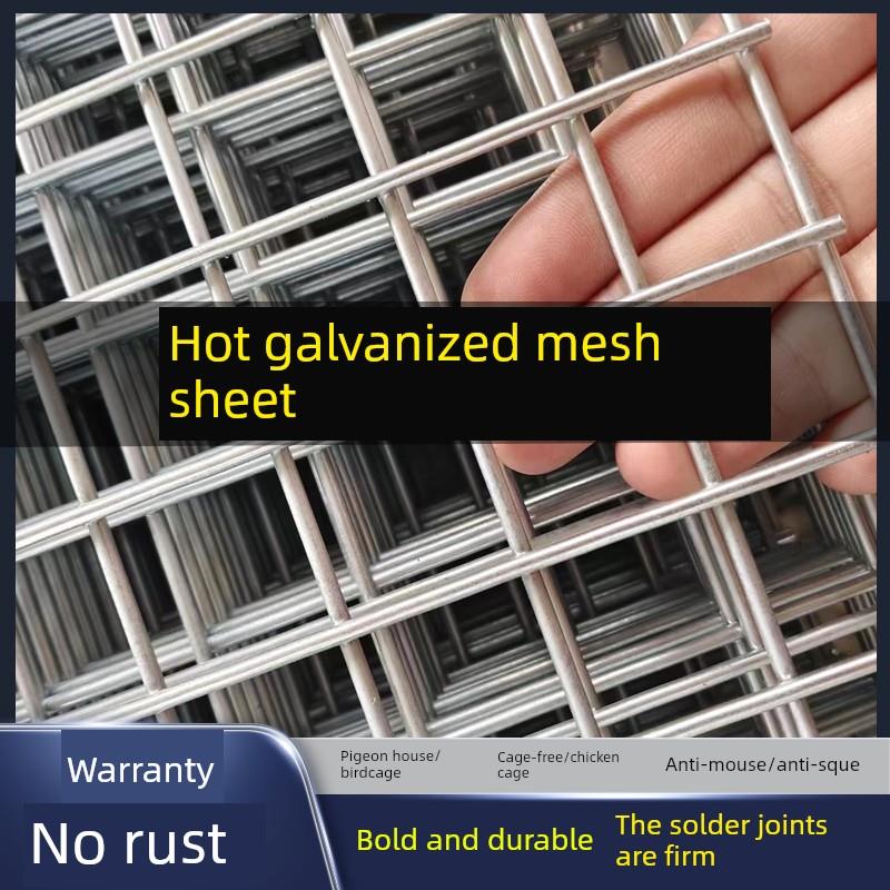 镀锌铁丝网围栏狗笼加厚钢丝网鸽子屋加密小孔施工铁丝网养殖围栏