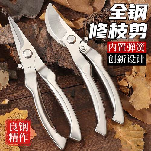 新款园艺剪枝剪刀修枝剪园林修剪树枝果树嫁接摘水果花椒专用剪子