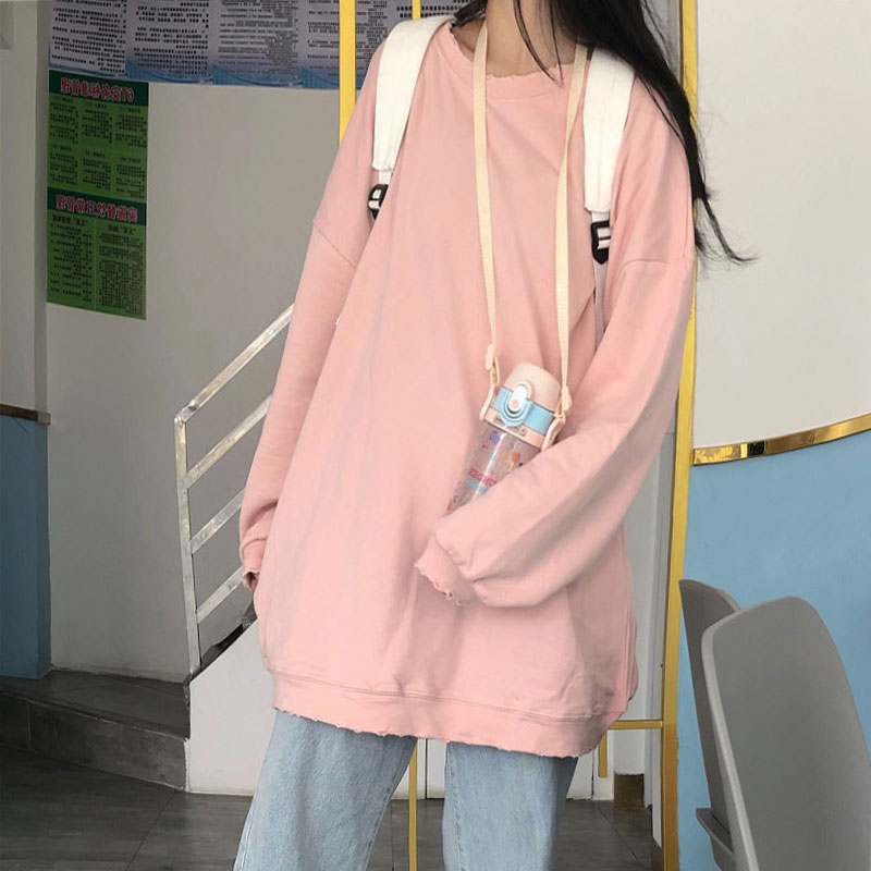 超火cec无帽薄款ins潮学生卫衣女