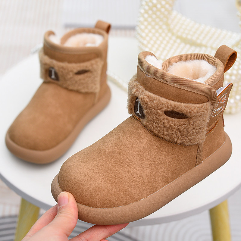 儿童卡通加绒雪地靴女童保暖棉靴2025冬季新款童鞋男童大棉鞋冬靴,童鞋/婴儿鞋/亲子鞋,雪地靴,淘宝优惠券,粉丝福利购,淘宝优惠卷