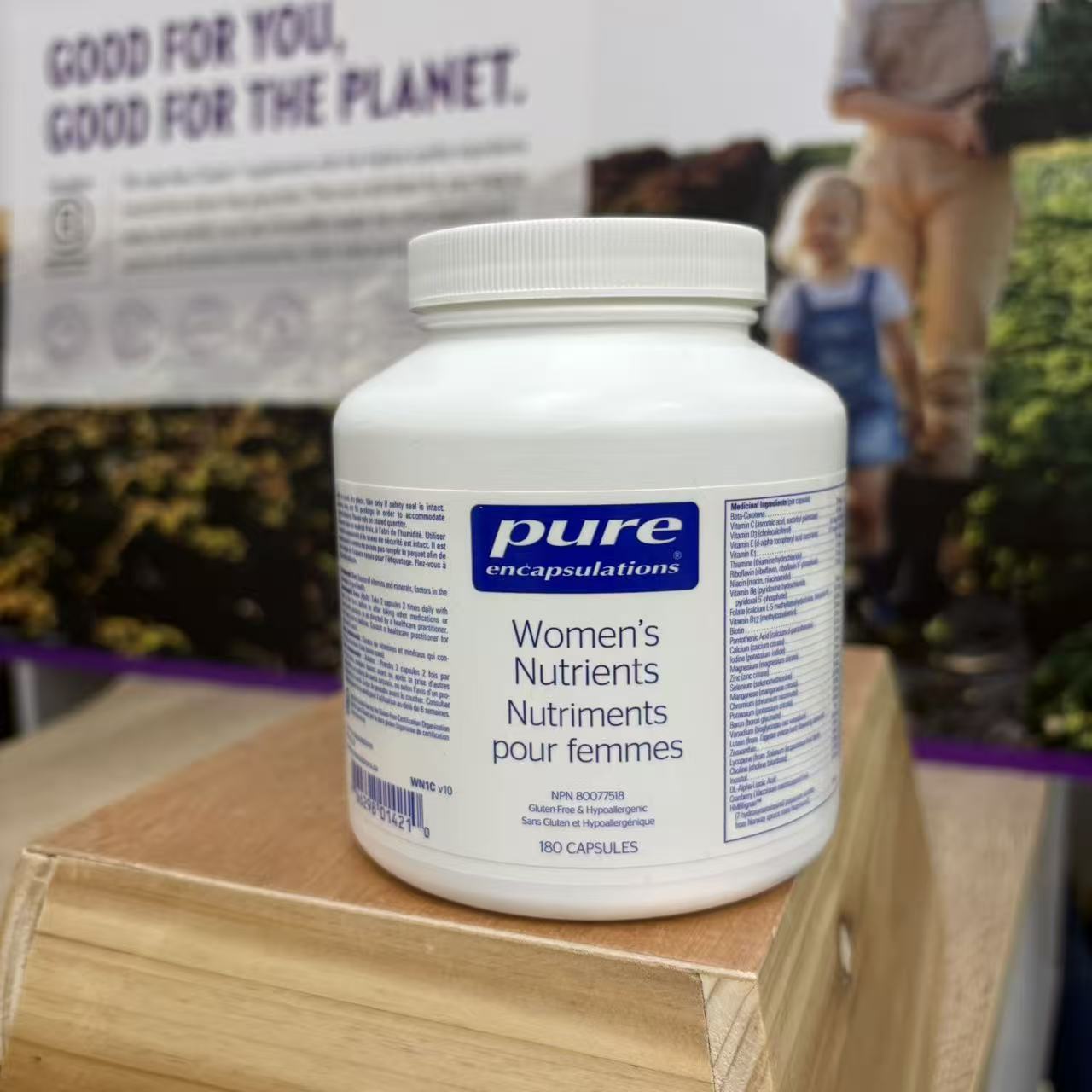 直邮 加拿大pure女性营养补充胶囊女士健康支持含多种维生素180粒