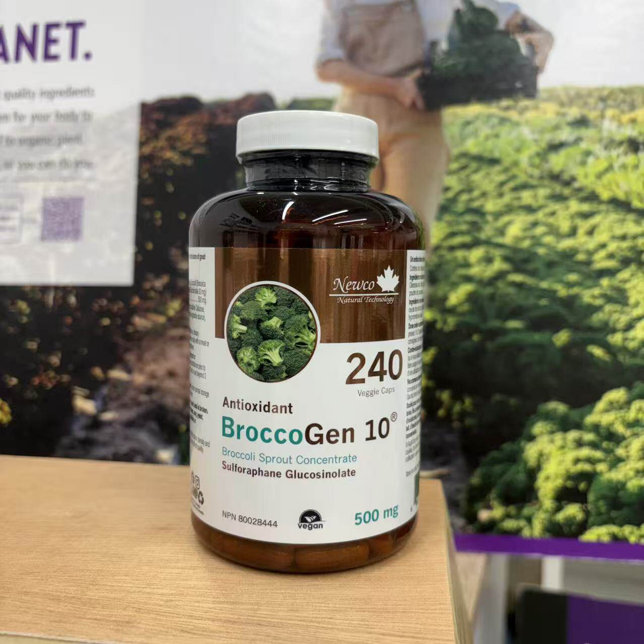 西蓝花萝卜硫素Newco 加拿大提取物精华240粒