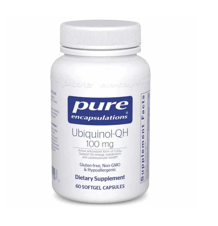 pure Ubiquinol-QH 100 Mg还原辅酶Q10 60粒 直邮