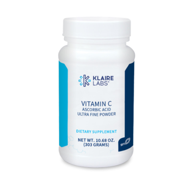 KLAIRE维生素C粉Vitamin C Powder10.68 盎司 (303g/瓶) 海外直邮