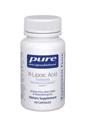 现货pure倍宜R-硫辛酸60粒R-Lipoic Acid stabilized代谢支持