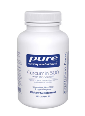 现货pure倍宜姜黄素500生物黄酮Curcumin 500 with Bioperine60粒
