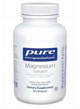 pure倍宜柠檬酸镁90粒Magnesium citrate)促进心血管健康直邮