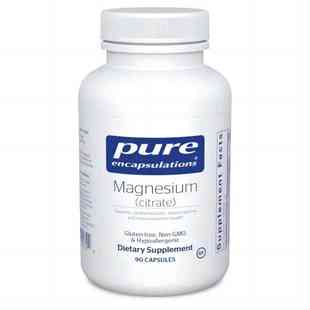 现货pure倍宜柠檬酸镁90粒Magnesium citrate)促进心血管健康直邮