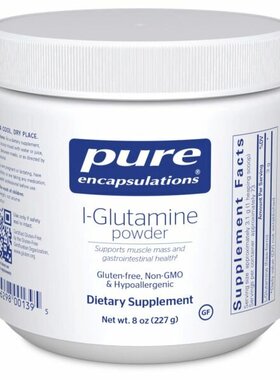 pure倍宜L-谷氨酰胺粉L- Glutamine powder增强肠道保护227克直邮